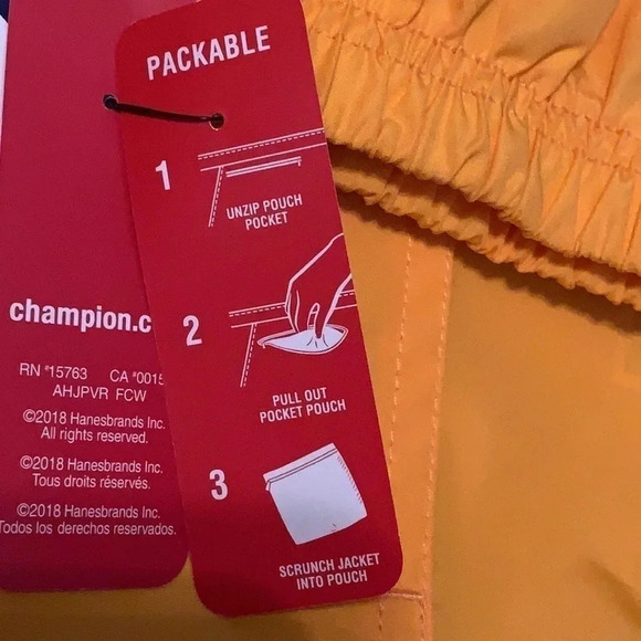 NWT Champion Windbreaker Jacket Men’s Medium - Picture 11 of 12